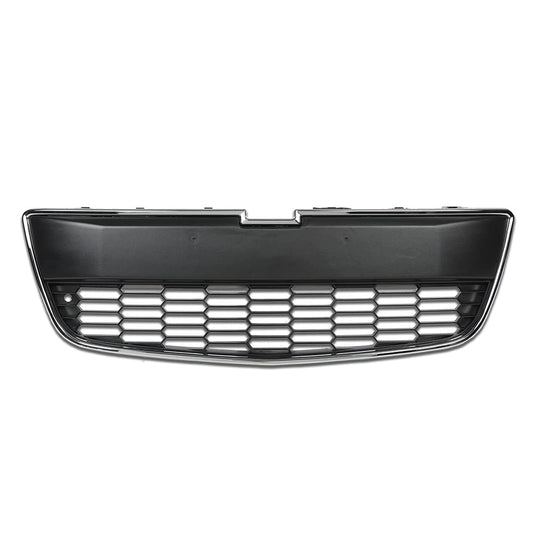 G-PLUS Front Bumper Lower Grille Compatible with Chevy Sonic LS/LT/LTZ 2012-2016 Chrome Grill Shell Trim w/Black Insert 95227395 GM1036139
