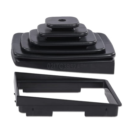 G-PLUS Shifter Boot & Retainer Bezel Kit Compatible with Jeep TJ Wrangler 1997-2004 Transmission Shift Bezel Shifter Boot Kit 53000056 52078558