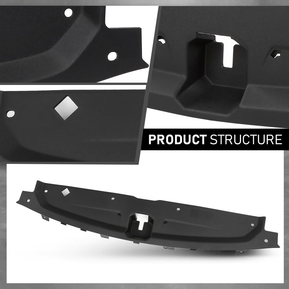 G-PLUS Radiator Grille Upper Cover Compatible with Kia Sportage 2.0L 2.4L 2017-2019 86361D9000, 86361-D9000