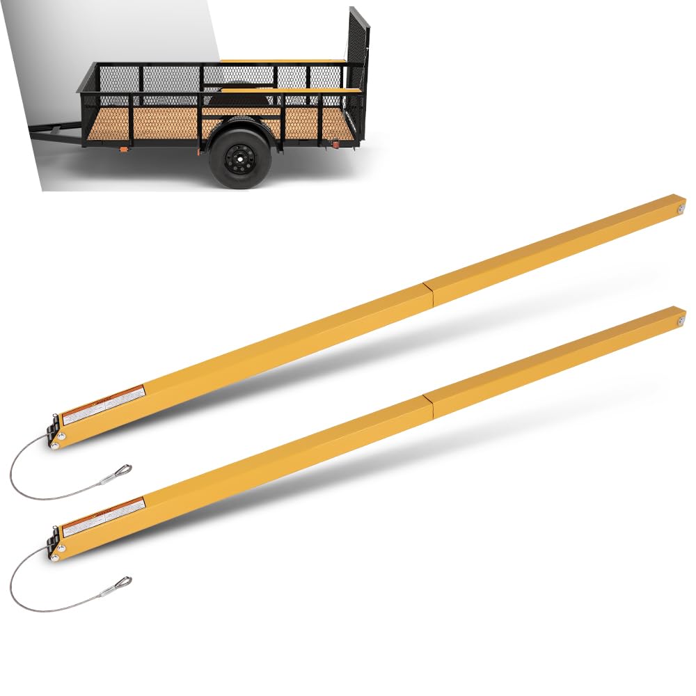 G-PLUS 1set Trailer Tailgate Liftgate Ramp Lift Assist System Fit Wide Range of Trailers,Fit 350 pounds Trailers with Side Rails Between 10 and 24 inches, Tailgate Heights Between 4 and 6 feet