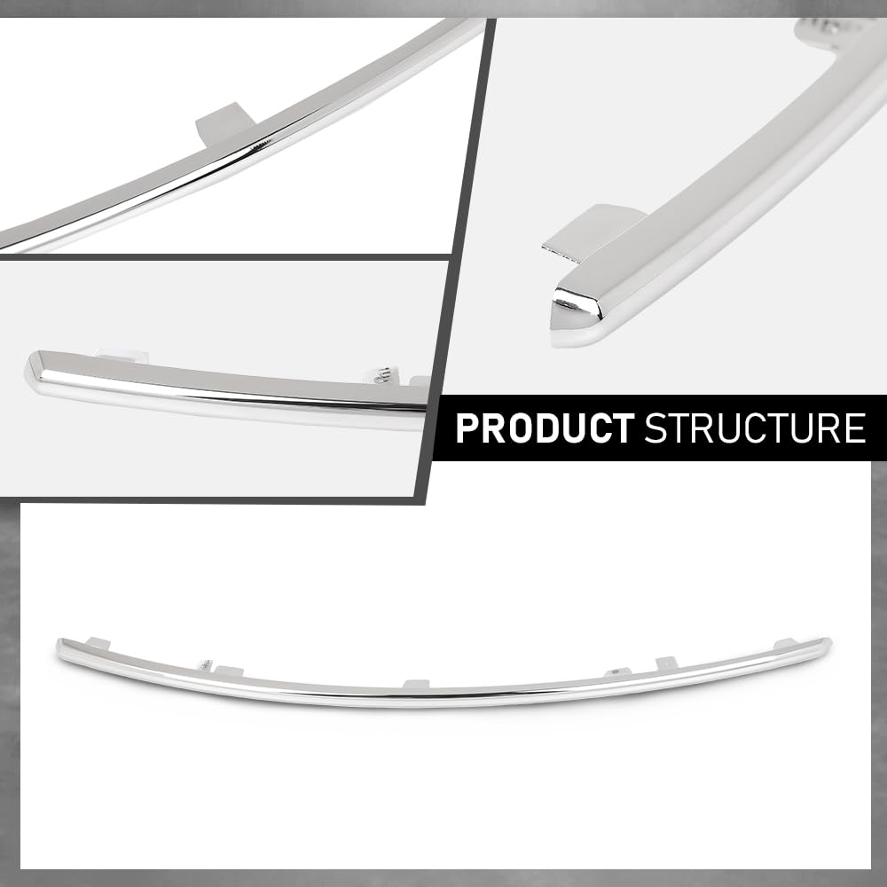 G-PLUS Grille Trim Grill Driver Left Side Fit For Models Without AMG Styling Package,Compatible with Benz E350 E400 4Matic Wagon Sedan 4-Door 2014-2016 2128852921
