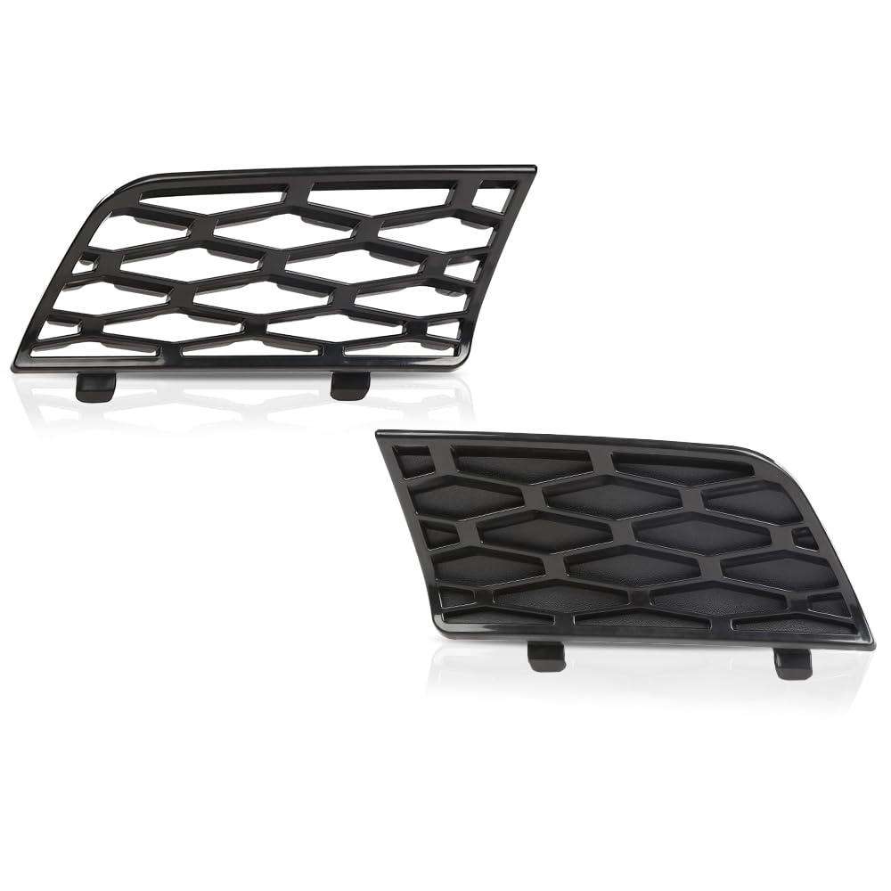 G-PLUS Pair Front Bumper Air Inlet Grill Cover, Compatible with Range Rover L322 4.4L V8 (non-Supercharged) 2006-2009, Not Fit Range Rover Sport models DXB500340PUY, DXB500350PUY