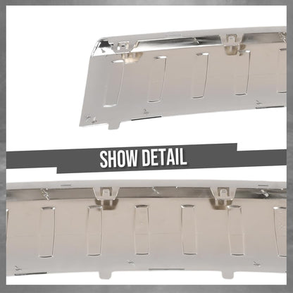 G-PLUS Rear Bumper Step Plate Trim Chrome Compatible with Benz ML250 Bluetec 4Matic 2015 Fit Benz ML350 Base 2013-2015 1668852174 Bumper Protector Guard Silver