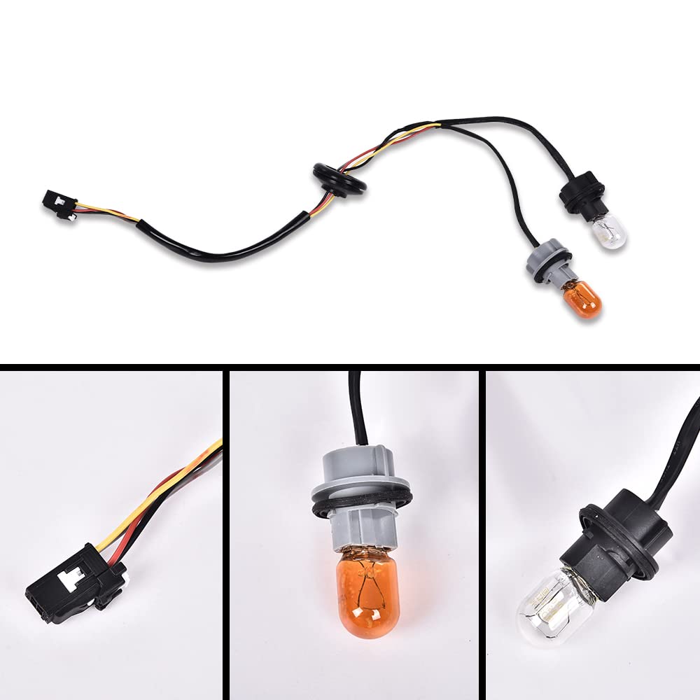 G-PLUS Tail Light Lamp Rear Brake Compatible with Chevy Cruze LS LT LTZ Premier 4-Door Sedan 2016-2019 w/Bulbs & Wiring Harness (3 PLUG) Right Passenger Side Luces Traseras, Faros TraserosAssembly