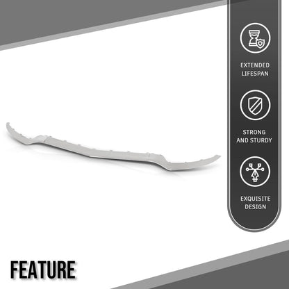G-PLUS Front Bumper Body Molding Trim Compatible with Benz W207 E-Class E350 E400 E550 2014-2017 Fit Benz E400 2015 A2078850774, A2078850874 Silver 3Pcs