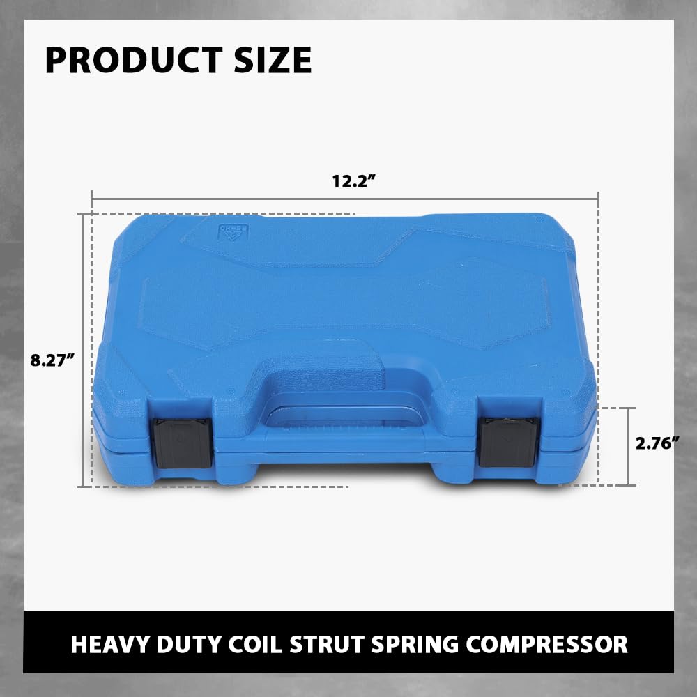 G-PLUS Heavy Duty Coil Strut Spring Compressor Remover Installer Suspension Auto Tool 45 Steel Black