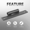 G-PLUS Body Side Door Hinge (8 Pack with 16pcs Screws) Compatible with M998 Humvee HMMWV 12338650 12340352-1 MS27183-10