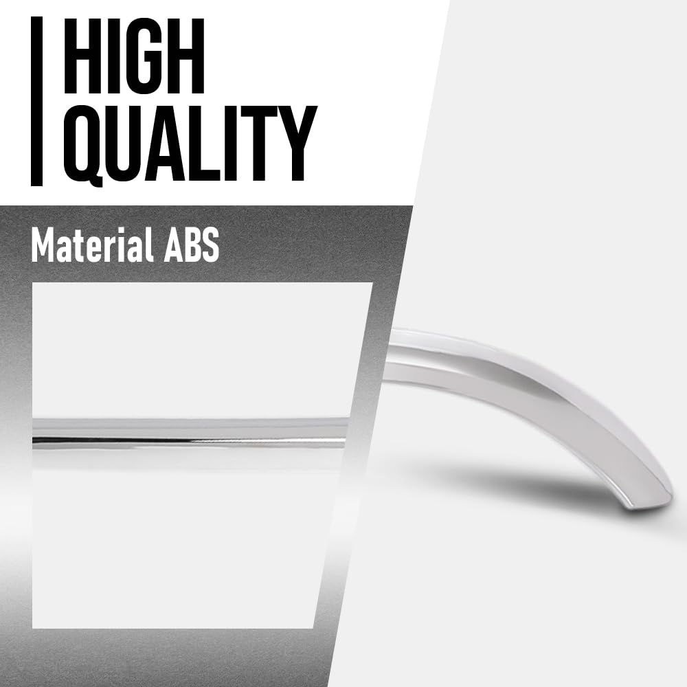 G-PLUS Rear Lower Bumper Face Bar Trim Molding Step Pad Fit Benz E300 E550 4Matic Sedan 2014-2016 Fit Benz E350 4Matic Sedan/Wagon 2014-2016 2128854321, MB1144126 Silver