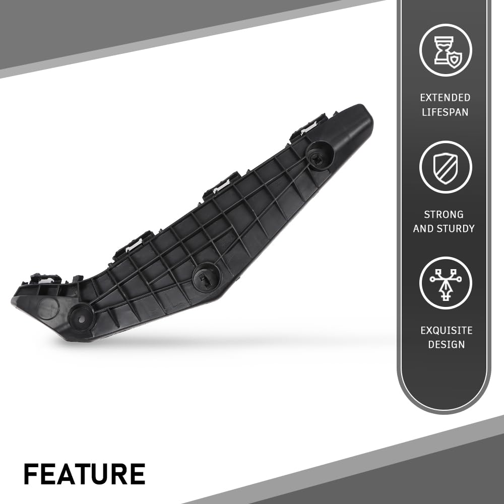 G-PLUS Front Left Bumper Bracket, Compatible with Toyota Highlander Plus 2013/ Highlander (submodel: Base, Hybrid, Hybrid Limited, Limited, SE) 2011-2013, Driver Side, 521460E040, TO1042120
