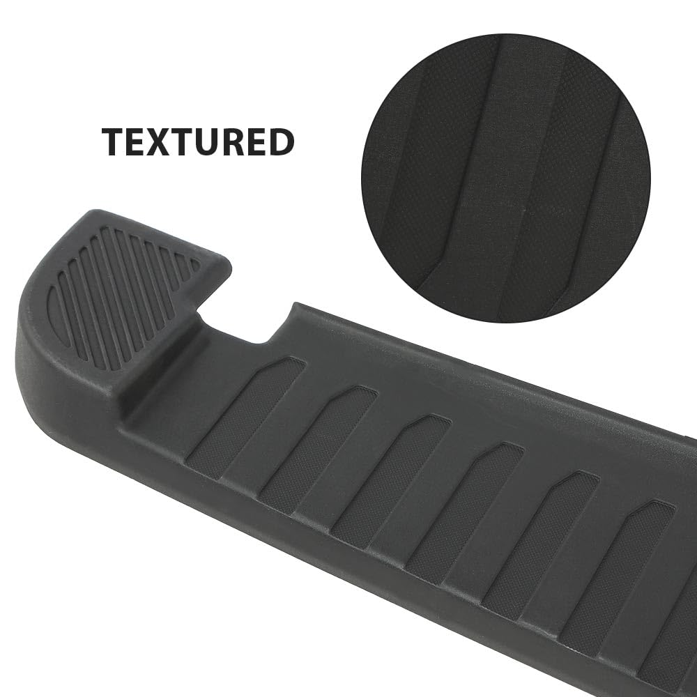 G-PLUS Rear Bumper Top Step Pad Cover Compatible with all Ford F150 2015-2020 w/Trailer Tow Package and Rear Park Aid Sensor Holes (Sensors not Included) HL3Z17B807BB, FO1191143