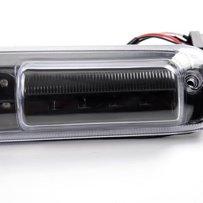 G-PLUS LED Third Brake Light Compatible with Chevy Silverado/GMC Sierra 1500 2500 3500 1999-2007 3rd High Mount Stop Lamp, Clear Lens Black Housing, 5978318 16525205 923240