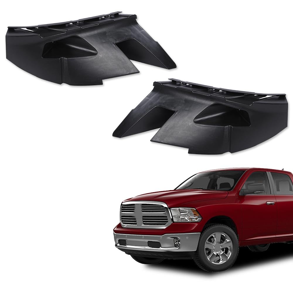 G-PLUS Front Left & Right Side Bumper Support Bracket Compatible with Ram 1500 Classic 2013-2019 (2019 1500 Classic DS Model) CH1042121, CH1043121, 68104945AE, 68104944AD