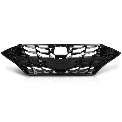 G-PLUS Grille Mesh Upper Grill Without Camera Hole Compatible with Hyundai Sonata Limited/Sport/Laxury/Sel 2020-2022 863A0-L0760