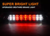 G-PLUS Third 3rd Brake Cargo Light Compatible With 2007-2016 Toyota Tundra Rear Roof Center High Mount Tail Lamps Replacement Chrome Housing Clear Lens