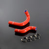 G-PLUS Silicone Radiator Coolant Hose Kit Clamps Compatible With NISSAN Datsun 240Z L24 2.4L 1970 1971 1972 1973,Red 2PCS
