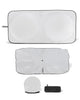 Universal Foldable Windshield Sunshade Sun Shade Umbrella for Cars, Trucks & SUVs,Blocks Heat & Keeps Interior Cool,Long & Short Frequency Demand,Medium (Sunshade 62.99"x33.86",Umbrella 55.12"x31.5")