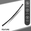 G-PLUS Rear Bumper Face Bar Trim Molding Step Pad Compatible with Jeep Compass 2011-2017,Compatible with Jeep Patriot 2011-2017,Fit for Model With Chrome Trim, Without Black Spear 68091514AA