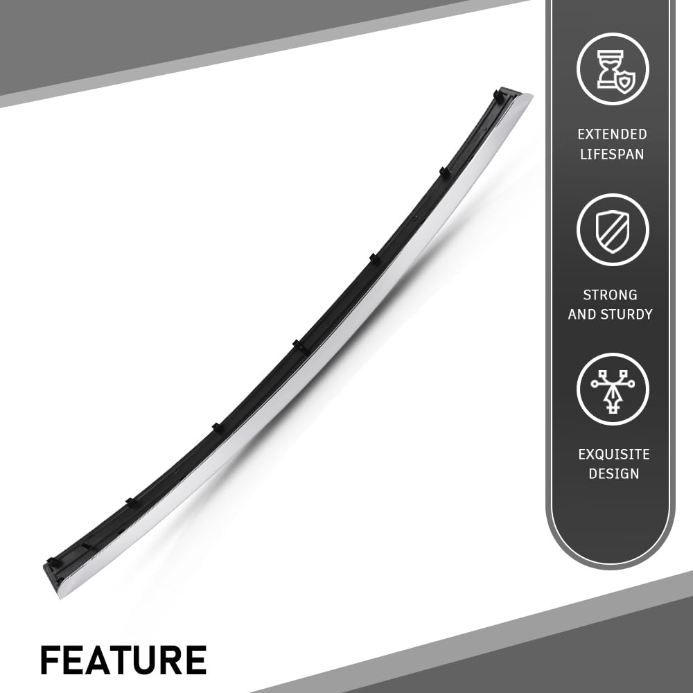 G-PLUS Rear Bumper Face Bar Trim Molding Step Pad Compatible with Jeep Compass 2011-2017,Compatible with Jeep Patriot 2011-2017,Fit for Model With Chrome Trim, Without Black Spear 68091514AA