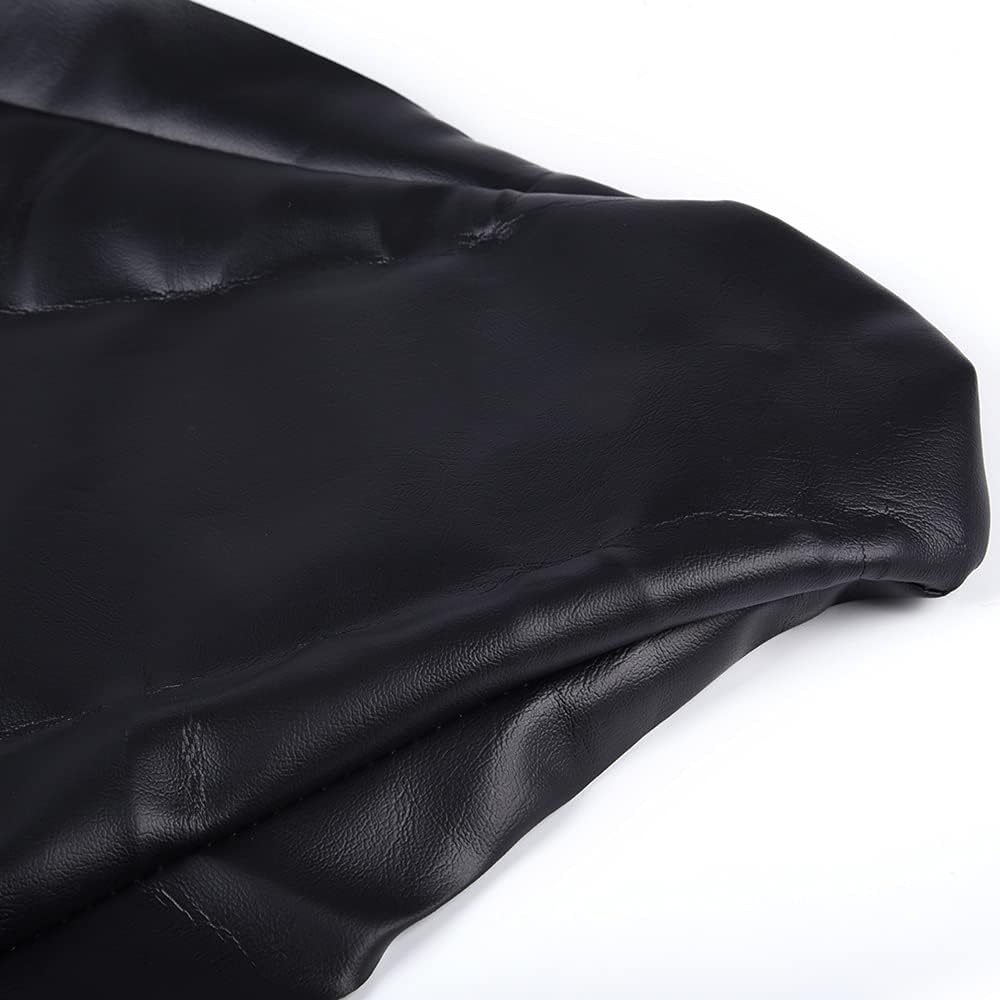 G-PLUS ATV Seat Cover Compatible with Yamaha Raptor 660 2001 2002 2003 2004 Seatcover (Black)