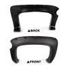 G-PLUS Pocket Rivet Textured Fender Flares 4 PCS Compatible with 2007-2013 Chevy Silverado 1500, Only Fit 5.8' Short Bed Crew Cab (Not Fit 07 Classic Models & GMC Sierra) Wheel Flares Protector Cover