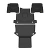 G-PLUS TPE Floor Mats Fit Volvo VNL 670 Models 2004-2018 4 PCS Black