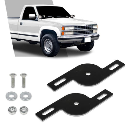 G-PLUS LED Light Mounting Brackets Compatible with A-Pillar Truck SUV Hood Hinge or A-Pillar Mount LED Pod Light ATV & UTV Light Pod Black 2PCS