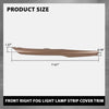 G-PLUS Front Upper Right Fog Light Lamp Strip Cover Trim Compatible with Land Rover Range Rover Evoque 2020-2022