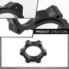 G-PLUS 6" Lift CV Spacers Compatible with Chevy Silverado GMC Sierra 2500HD 2001-2010 4WD Black