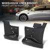 G-PLUS Front Bumper Lower Wheelhouse Liner Bracket Left+Right Compatible with Tesla Model 3 2017-2022 1084175-00-D, 1084177-00-D Black