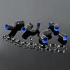 G-PLUS Silicone Boost Turbo Hose Kit Clamps Compatible With Volvo 850 T-5/T-5R S70/V70 T5 2.3L Black