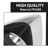 G-PLUS Fog Light Covers Front Passenger Right Side Hand Compatible with Buick Envision (submodel: Base, Essence, Preferred, Premium, Premium II) 2019 2020 42489939, GM1039266 Chrome Black