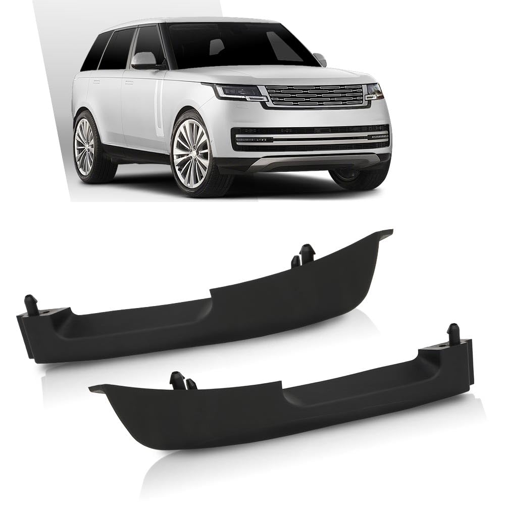 G-PLUS Front Lower Bumper Air Deflector Pair LH RH Side ABS Compatible with Range Rover 2018-2022