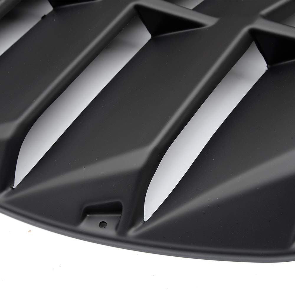 Windshield Louver Covers Replacement for Nissan 370Z 3.7L 2009-2019 Rear Window Louvers Cover Sun Shade ABS Matte Black