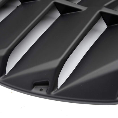 Windshield Louver Covers Replacement for Nissan 370Z 3.7L 2009-2019 Rear Window Louvers Cover Sun Shade ABS Matte Black