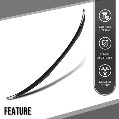 G-PLUS Rear Trunk Spoiler Wing Compatible with BMW G20 3 Series 4 Door Sedan 2019 2020 2021 2022 2023 2024, Fit BMW G80 M3 2021 2022 2023 2024, Not Fit 2-Door and Touring G21 Model Gloss Black