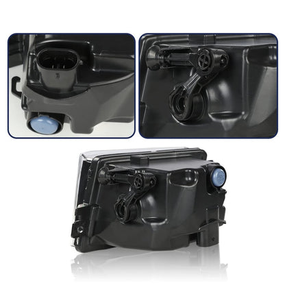 G-PLUS 2x Front Bumper Fog Lights Compatible with BMW 7er Facelift F01 / F02 LCI (ab Baujahr 07/2012) 63177311287, 63177311288 Fog Lamp Accessories neblineros para autos delantero faros antiniebla