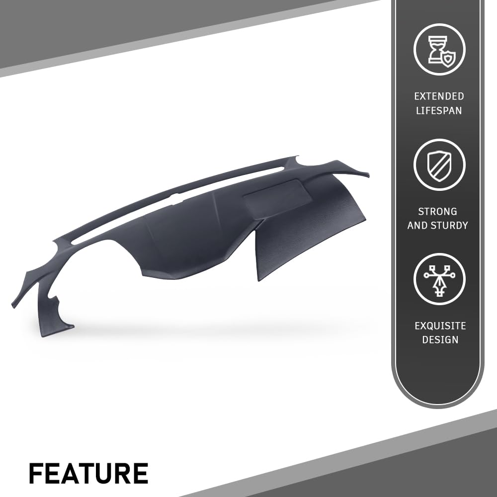 G-PLUS TPE Dash Cover DashBoard Compatible with Sonata 2011-2014 Dark Gray Dash Panel