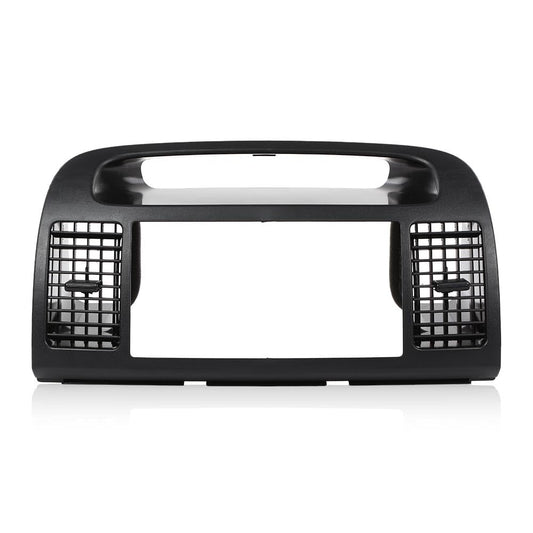 G-PLUS Upper Center Dash Trim Radio Bezel Ac Air Vents Black Compatible with Toyota Camry 2002-2006