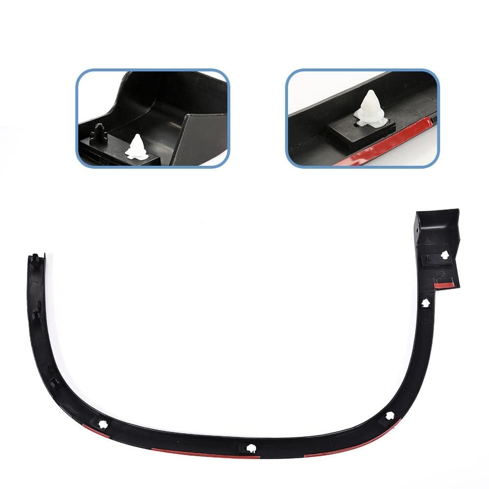 G-PLUS Fender Flare Front Left Compatible with Volkswagen Tiguan 2012-2017 Textured Black Wheel Cover Protector 5N0854732B9B9, VW1291106