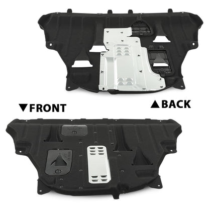 G-PLUS Engine Splash Shield Compatible with Jeep Cherokee 2015 2016 2017 2018 68102261AG CH1228156 Black