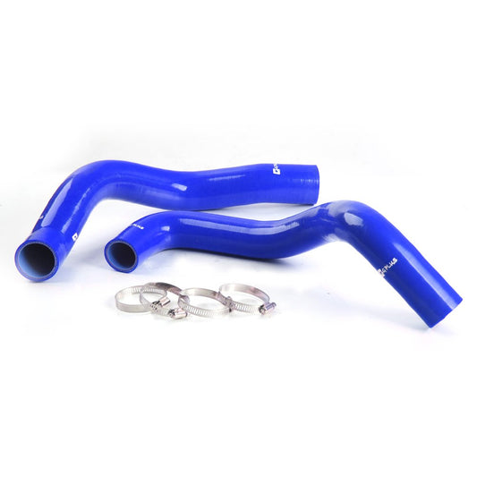 G-PLUS Silicone Radiator Coolant Hose Pipe Kit Clamps Compatible With 1994-1995 FORD MUSTANG GT/GTS/SVT V8,2PCS Blue