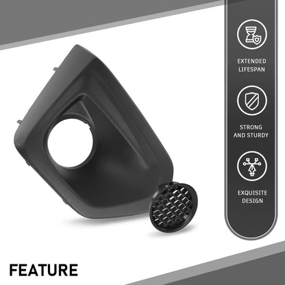G-PLUS Front Bumper Fog Light Lamp Bezel Cover Replacement Compatible with Subaru Impreza 2012-2014 LH & RH 57731FJ000, 57731FJ010