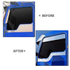 G-PLUS Chop Top Door Trim Stainless Steel 5" Drop Polished Fits Kenworth T600, T660, T800 & W900 Trucks/Fit Daylight & Non-Daylight Doors