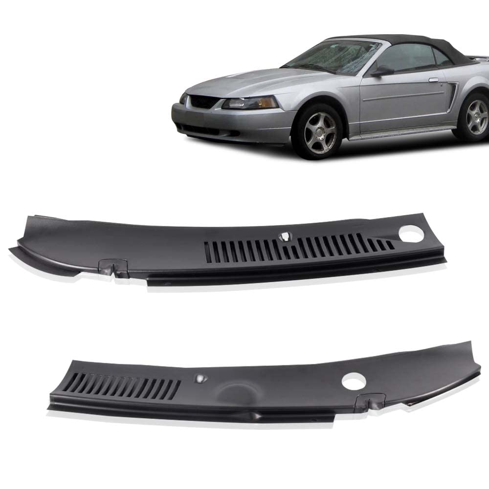 G-PLUS Windshield Wiper Cowl Vent Grille Panel Compatible with Ford Mustang GT SVT 1999-2004 Replacement for 3R3Z 6302228 AAA, 3R3Z6302228AAA