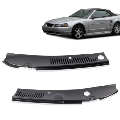 G-PLUS Windshield Wiper Cowl Vent Grille Panel Compatible with Ford Mustang GT SVT 1999-2004 Replacement for 3R3Z 6302228 AAA, 3R3Z6302228AAA