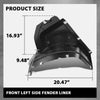 G-PLUS Fender Liner Front Driver Left Side Compatible with Audi Q3 & Q3 Quattro 2015-2018 8U0853887A, AU1248139