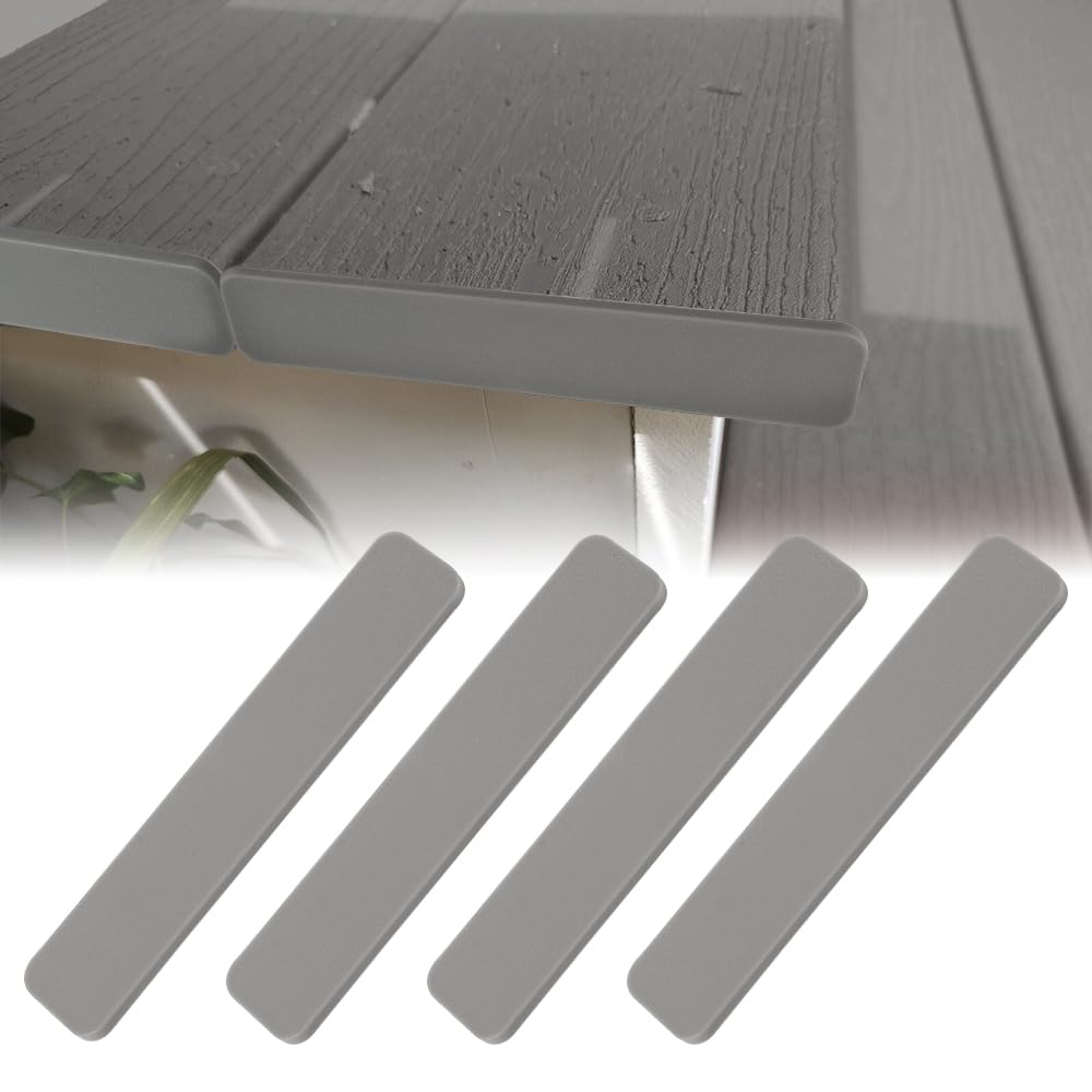G-PLUS 4Pcs Decking Boards End Cap 5.5” Grey