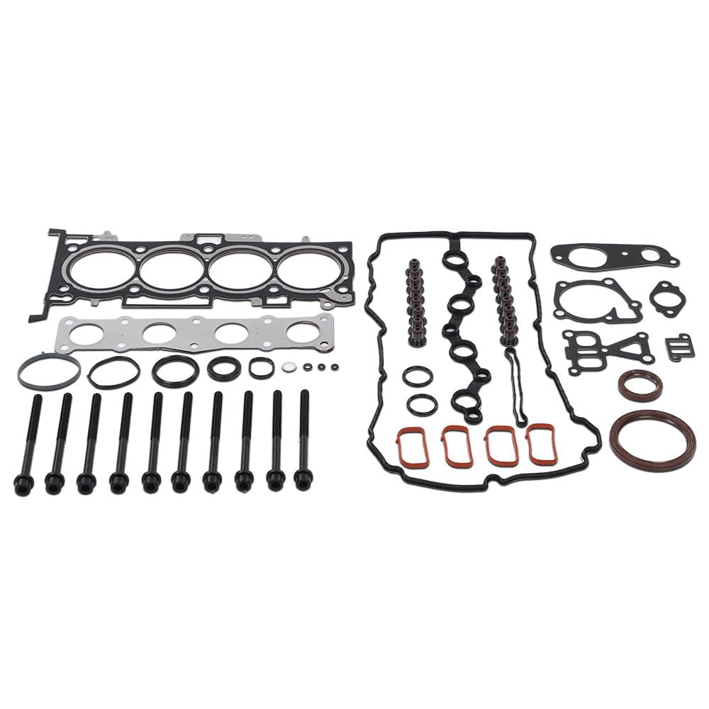 G-PLUS Head Gasket Set w/Head Bolt Kit Fit Hyundai Santa Fe 2011-2015/ Tucson 2010-2015,Fit Kia Rondo 2011-2016/ Optima Sorento Sportage 2011-2015 2.4L 2359CC L4 DOHC,16 Valve,Theta II