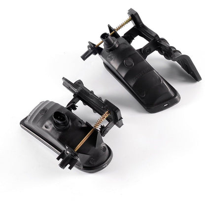 G-PLUS Fog Light Lamps Compatible with Chevy Silverado 1500 2500 1999-2002 / Fit Tahoe Suburban 2000-2006 / Fit Silverado 3500 2001-2002 Fog Light Lamps w/Bulbs Smoke Color 1 Pair (Smoky)
