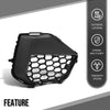 G-PLUS Front Right Corner Grille Compatible with Ford Mustang GT 2024-2025 Black